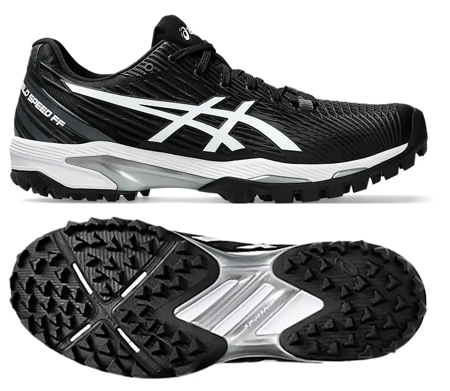 ASICS Field Speed FF (Black/White) Mens