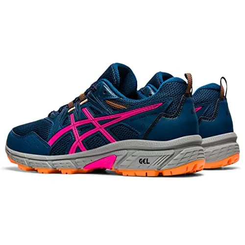 ASICS Women's Gel-Venture 8 Running Shoes, 8.5, MAKO Blue/Pink GLO