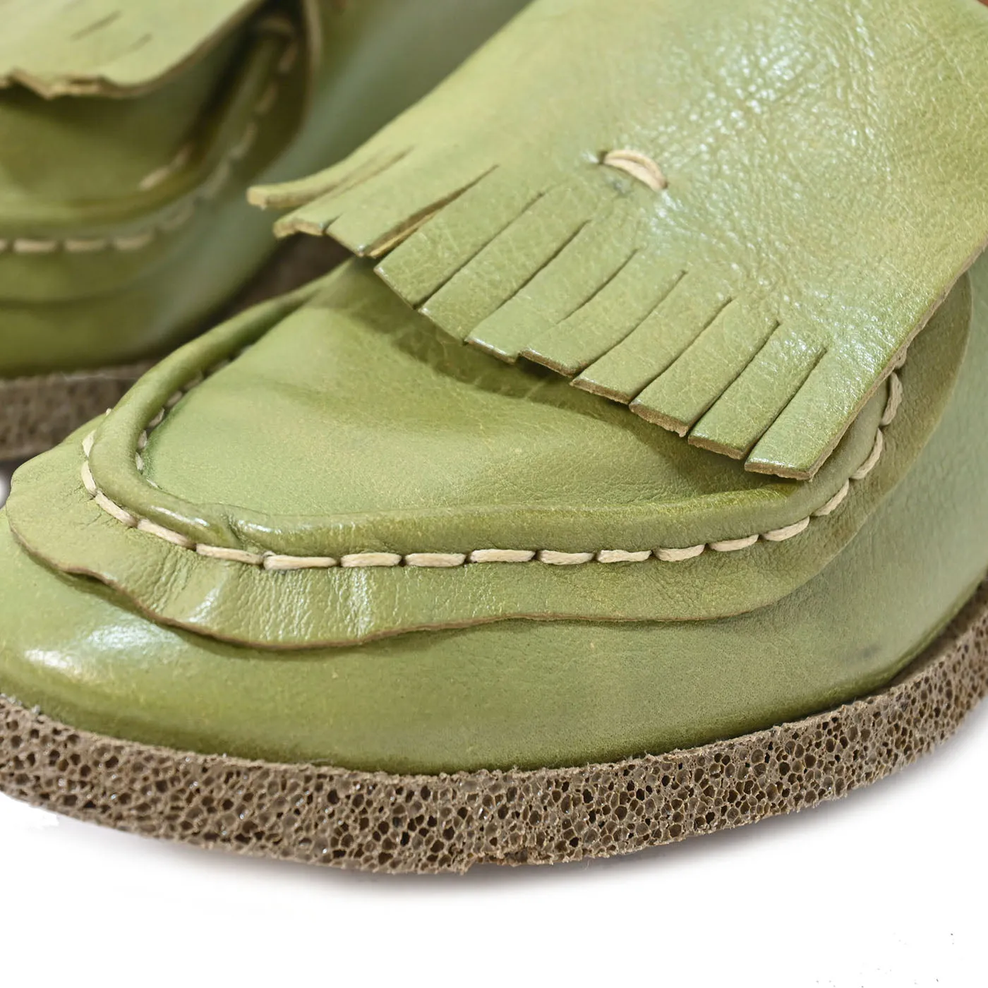 BELLE 02 - moccasin leather ALOE