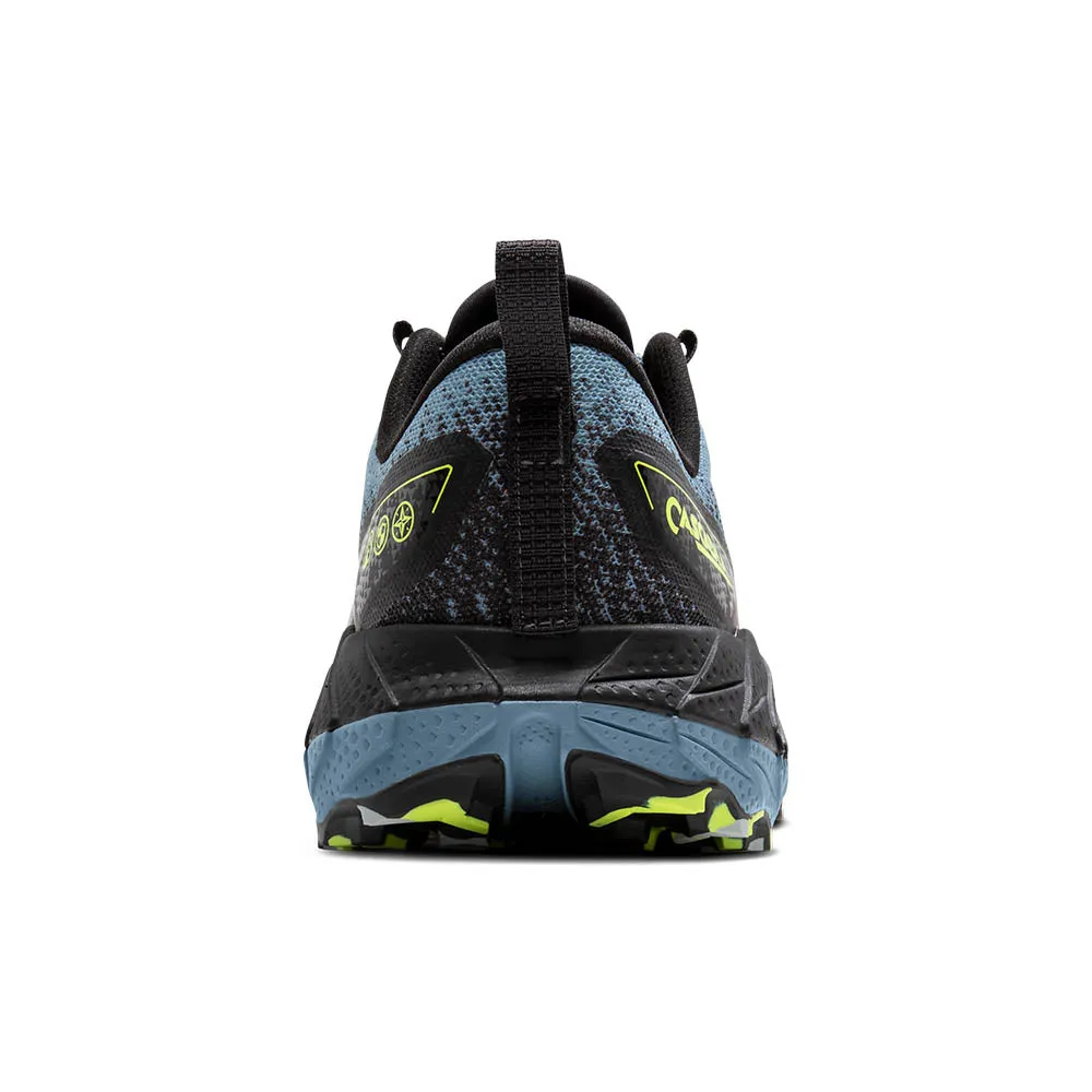 Brooks Cascadia 18 Wide (Mens) - Citadel/Ebony/Lime