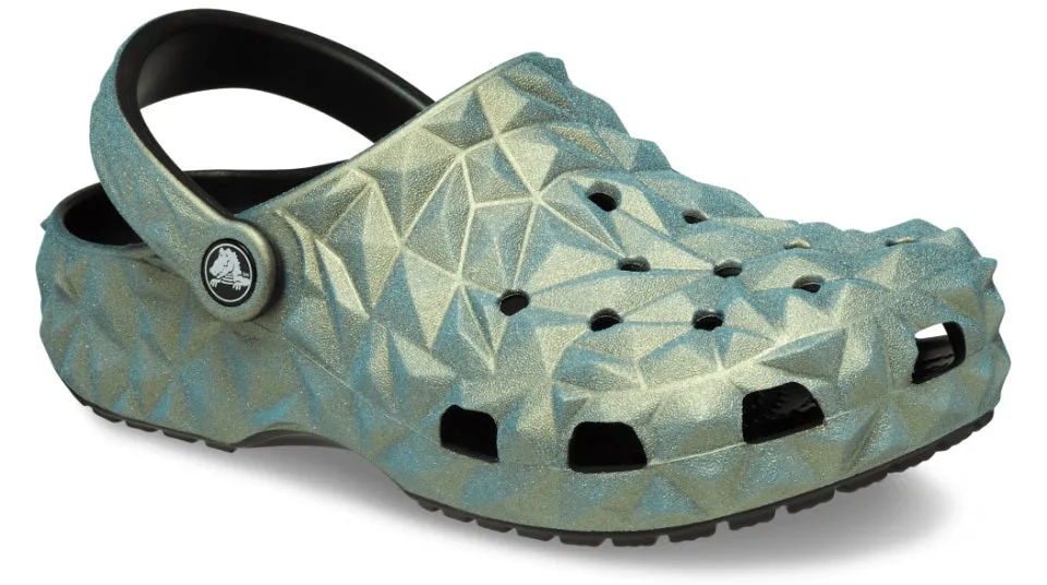 Crocs Classic Iridescent Geometric Clog Black