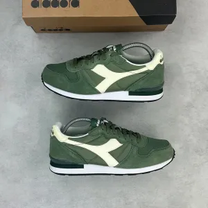 Diadora Camaro Trainers Olive/White