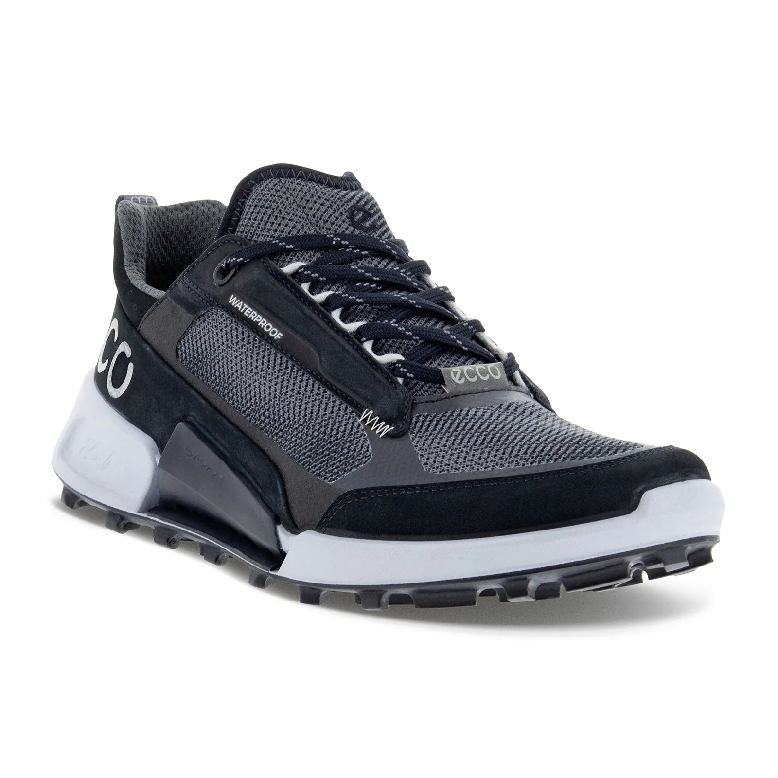 ECCO BIOM 2.1 X MTN Low Waterproof Trail Shoe (Men) - Black/Magnet/Black