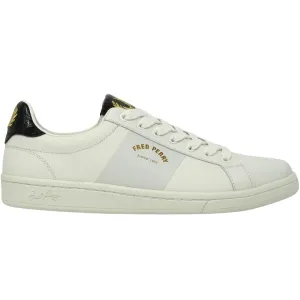 Fred Perry B1271 303 White Leather Trainers