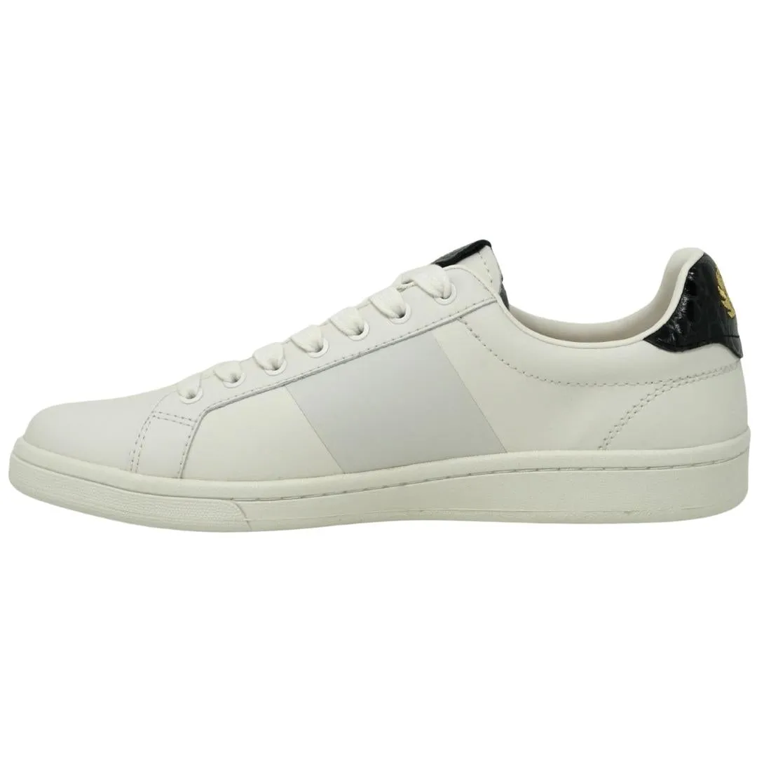 Fred Perry B1271 303 White Leather Trainers