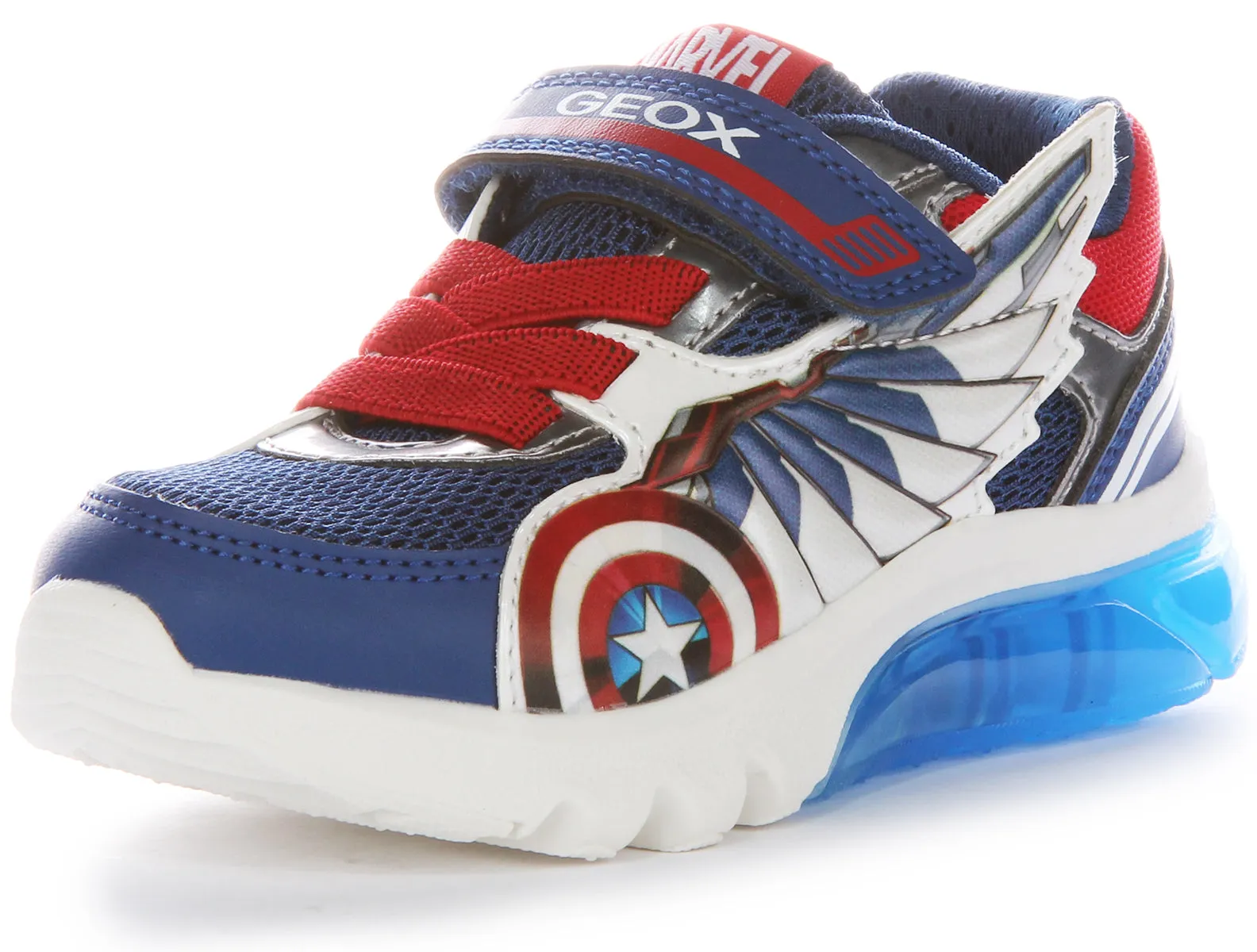 Geox J Ciberdrone Captain America Marvel In Navy For Infants