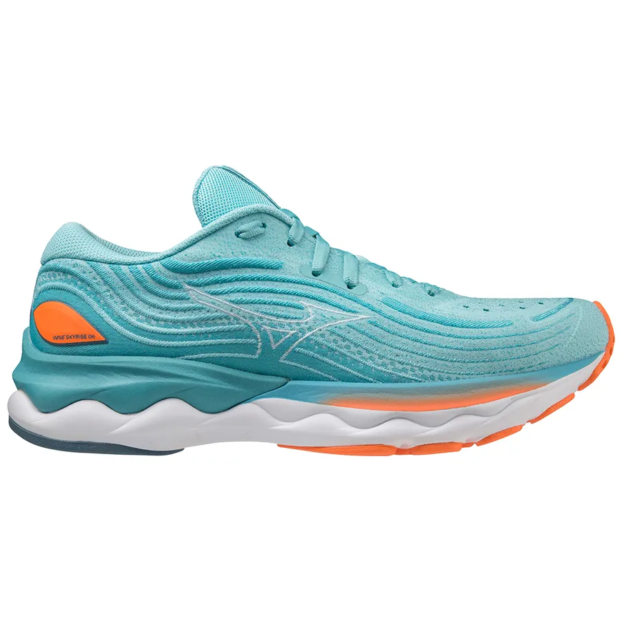 Mizuno Wave Skyrise 4 (Women's) - Antigua Sand/White/ Light Orange