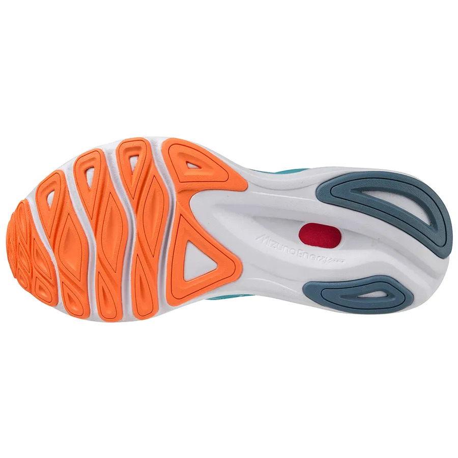 Mizuno Wave Skyrise 4 (Women's) - Antigua Sand/White/ Light Orange