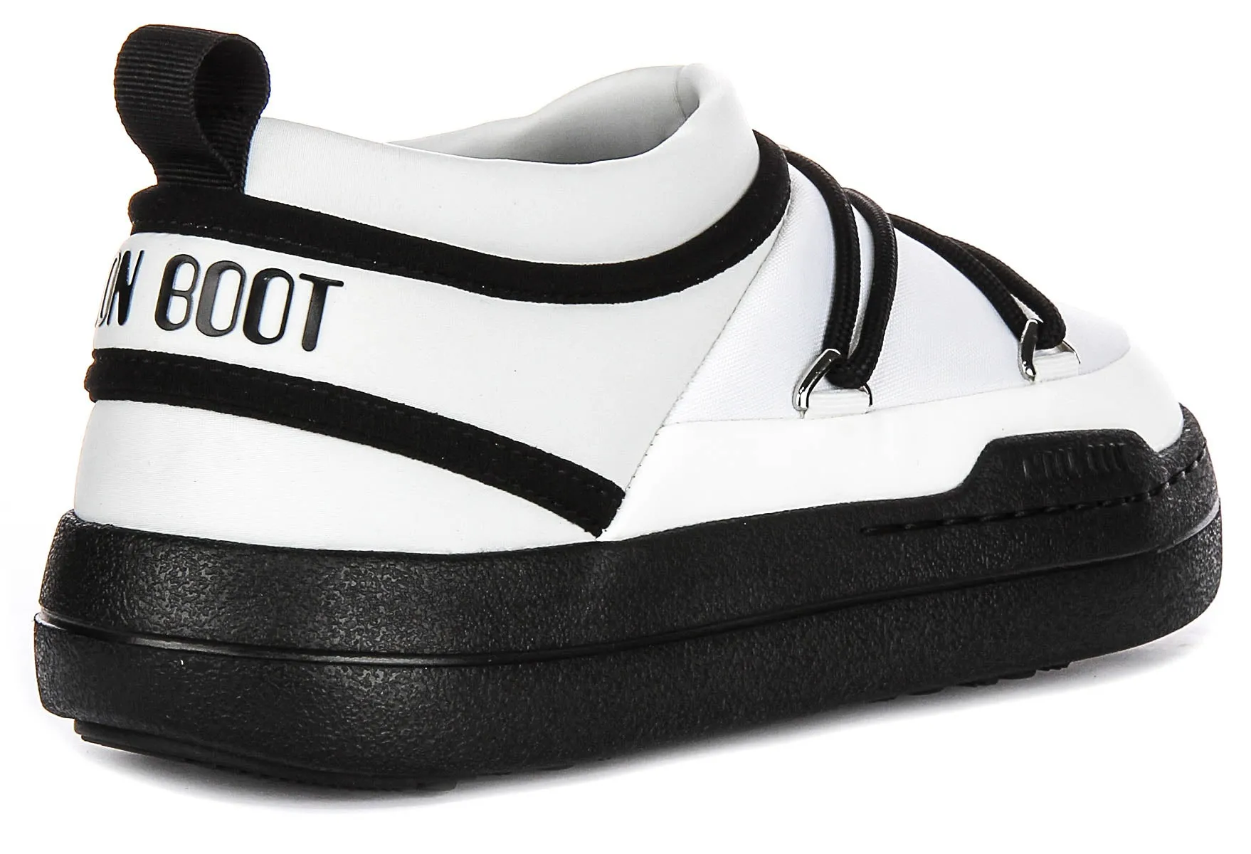 Moon Boot Park Icon In White Black For Unisex