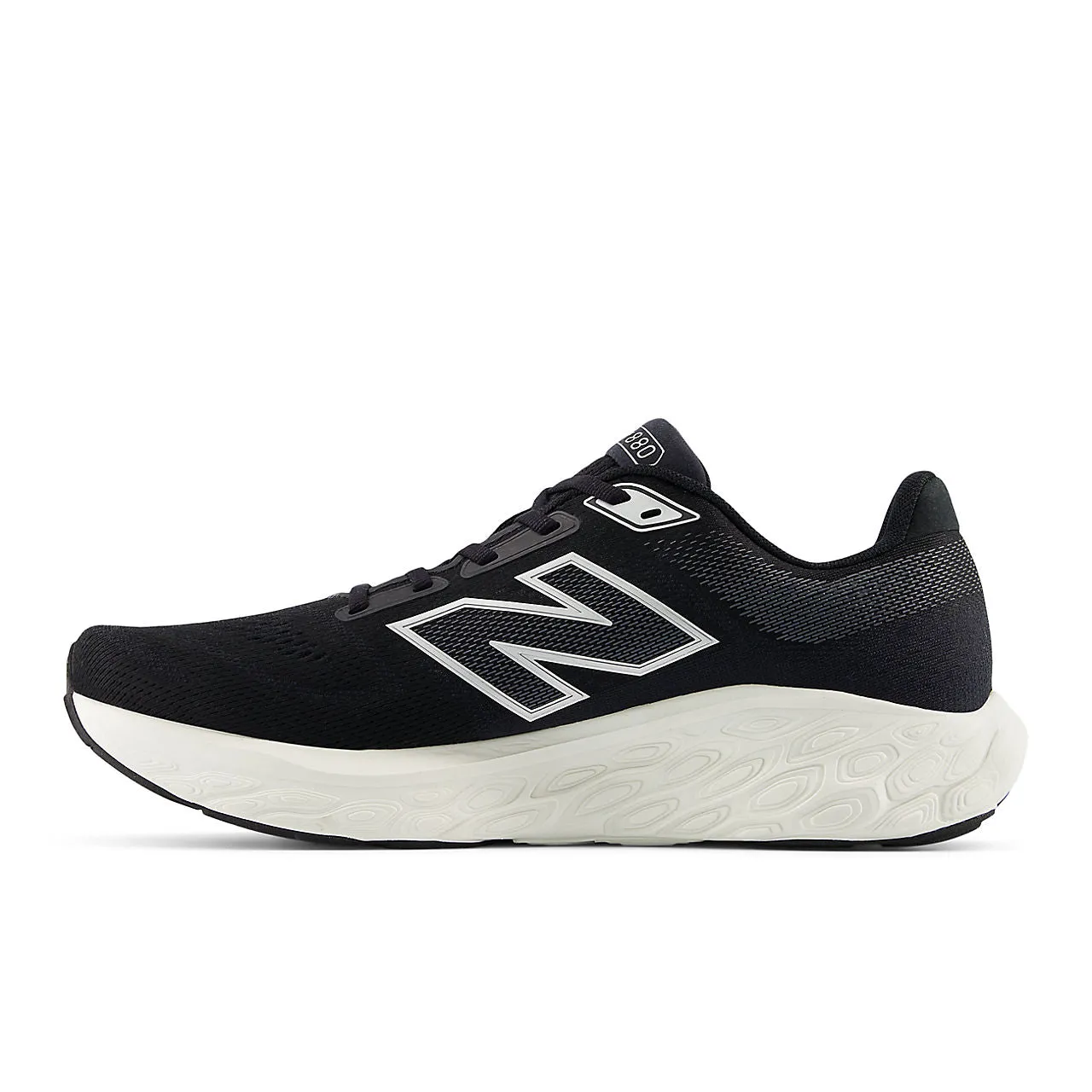 New Balance Fresh Foam X 880 v14 (Mens) - Black with sea salt and silver metallic