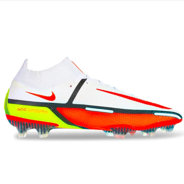 Nike Phantom GT2 Elite FG (White/Bright Crimson)