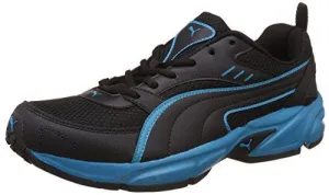 Puma Men's Atom Fashion III Dp Puma Black and Atomic Blue Running Shoes - 9 UK/India (43 EU)