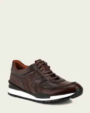 Sneakers brown deer leather