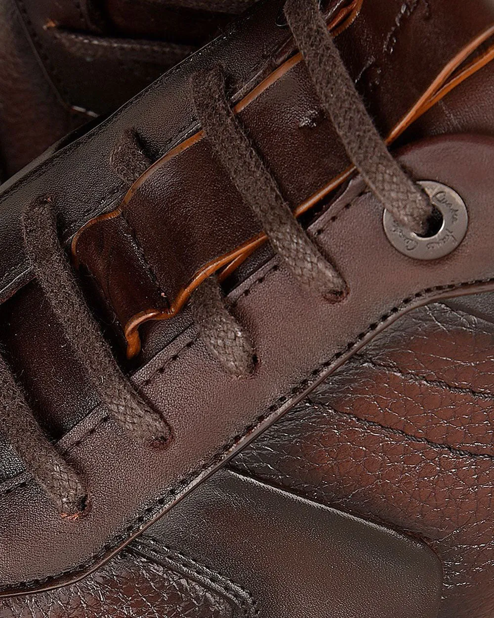 Sneakers brown deer leather