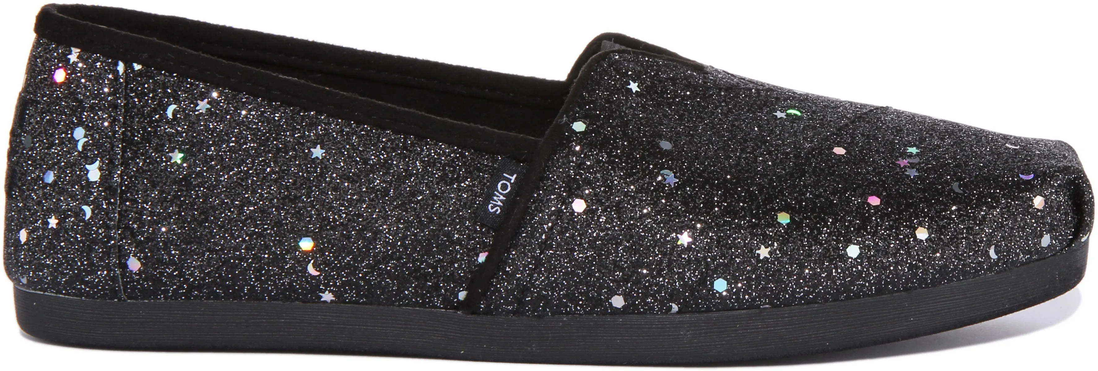 Toms Alpargata In Black Shiny For Women