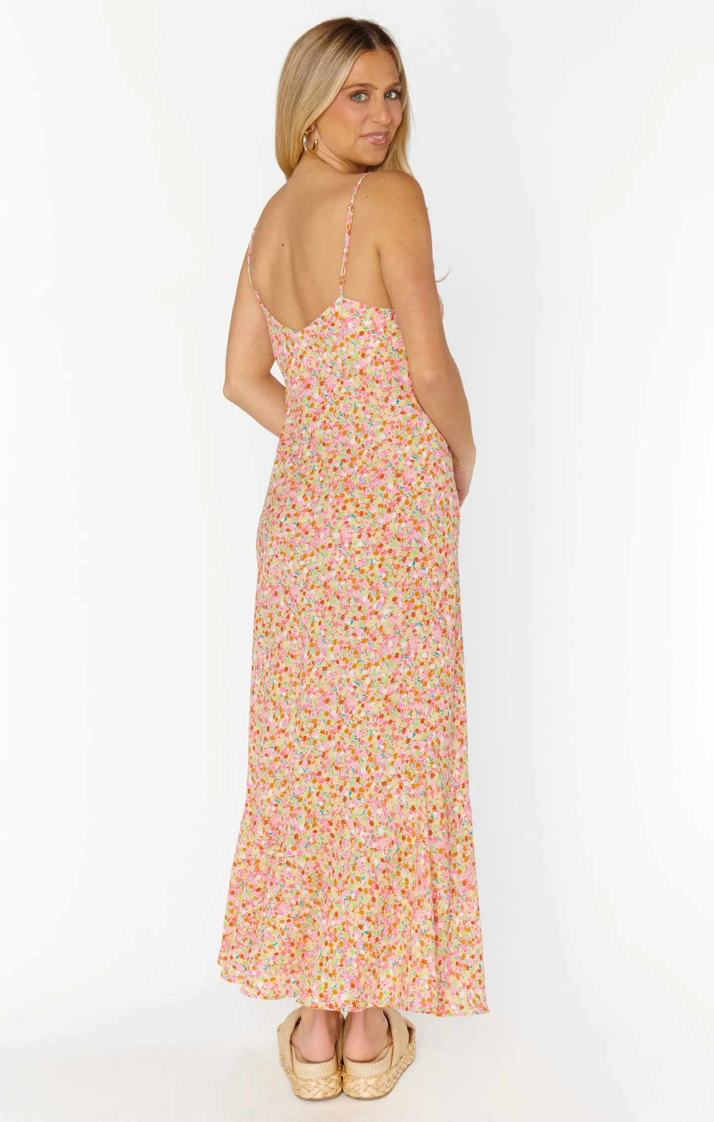 Uptown Slip Dress ~ Beachy Blossom