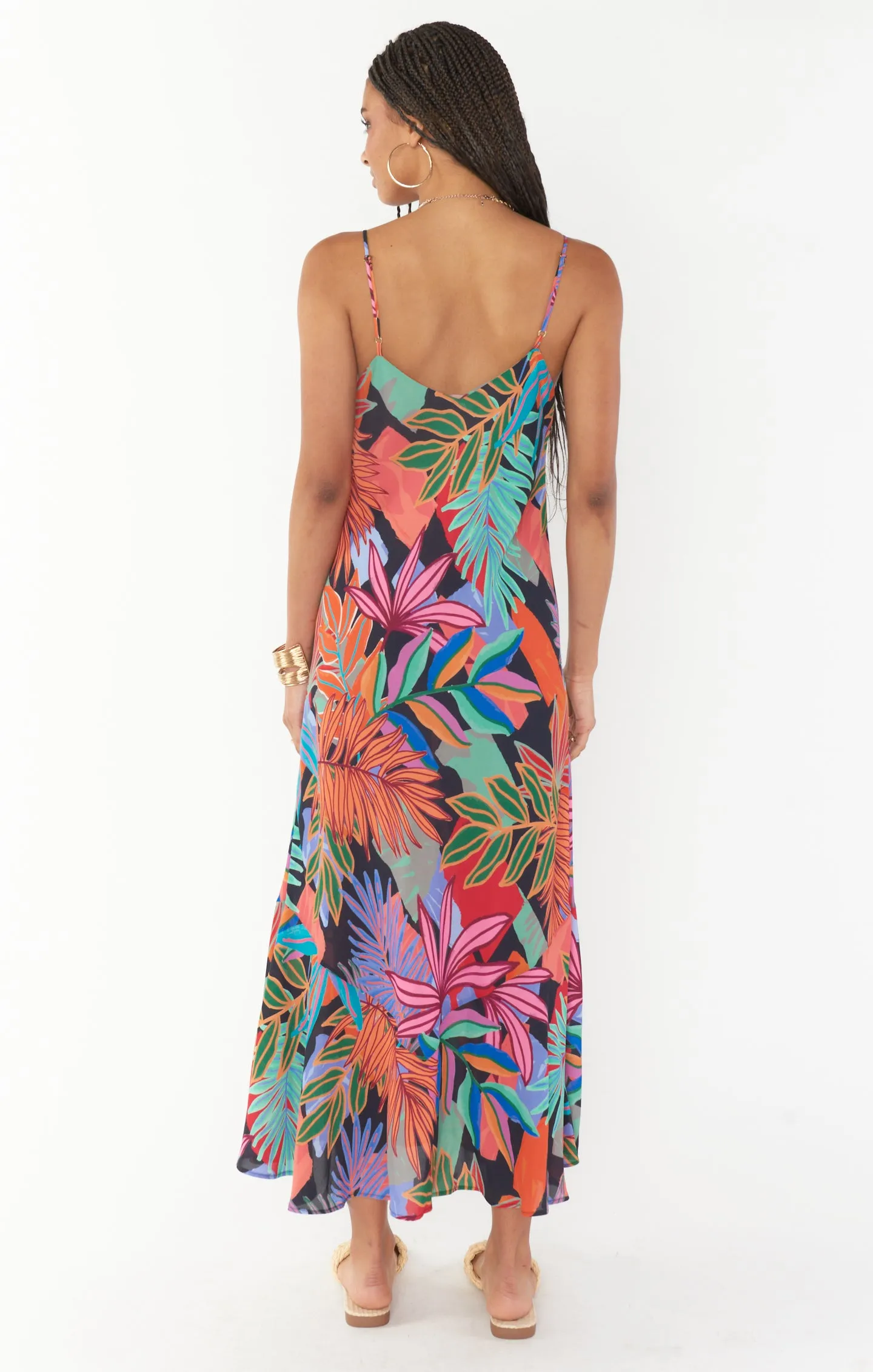 Uptown Slip Dress ~ Tropical Paradise