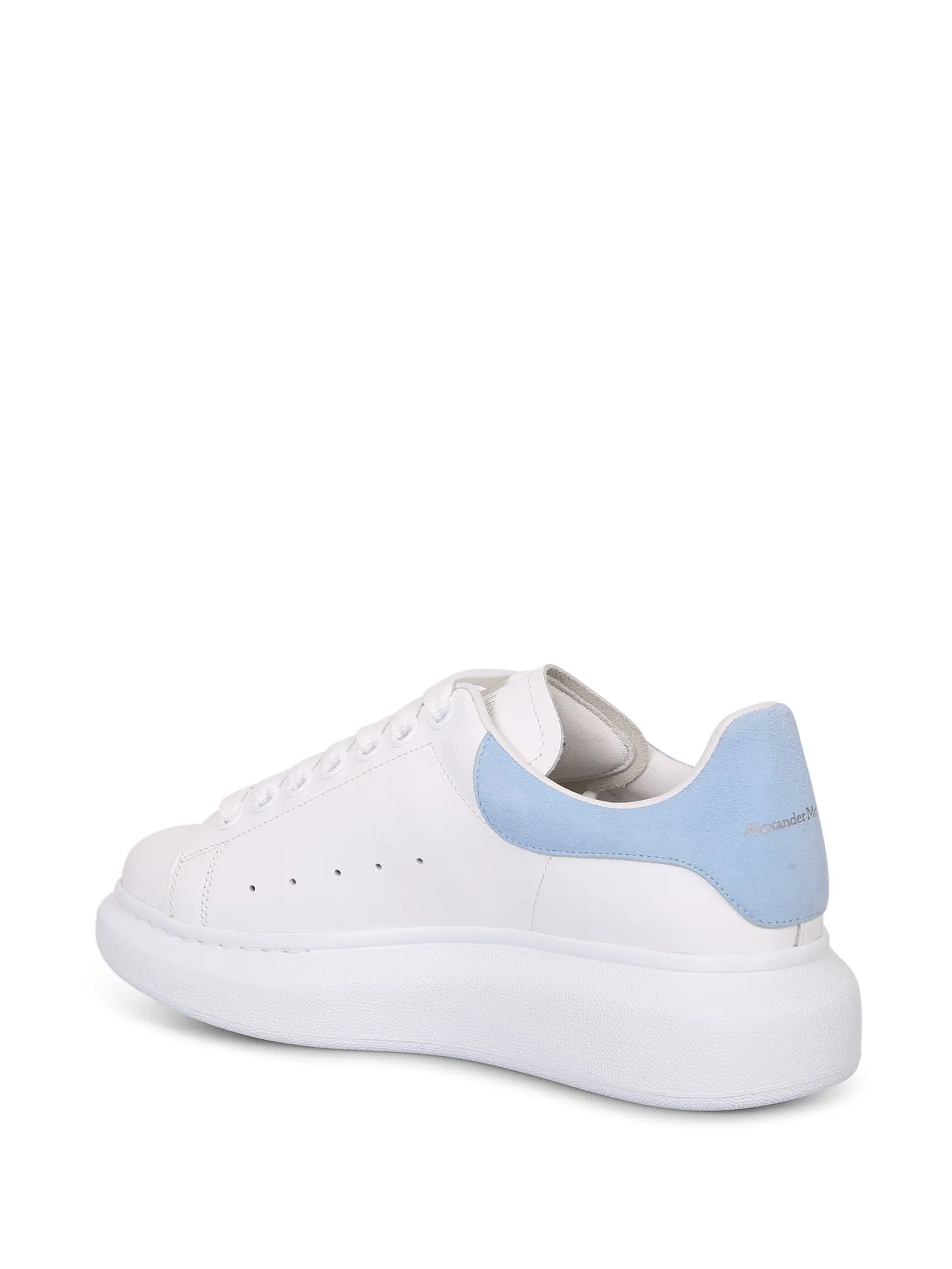 White and sky blue Oversize sneakers