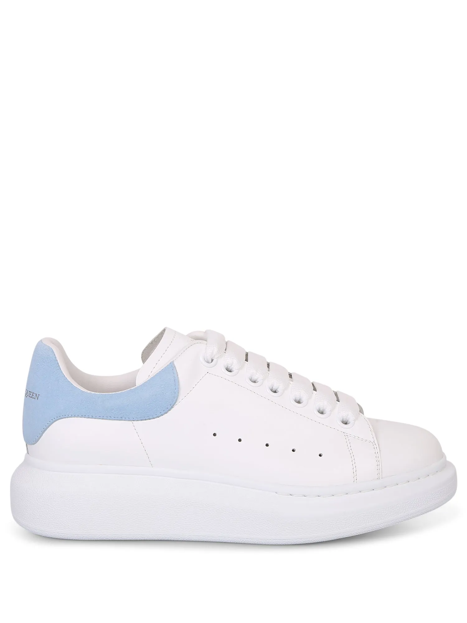 White and sky blue Oversize sneakers