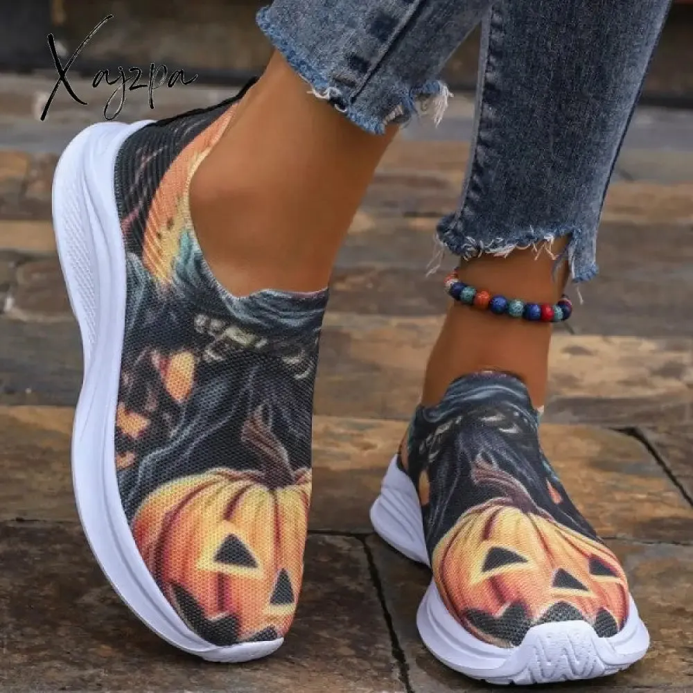 Xajzpa - Yellow Casual Sportswear Daily Patchwork Printing Round Comfortable Shoes